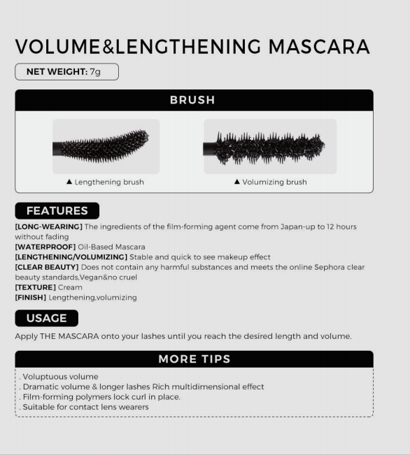 Volumizing & Thickening Mascara (Midnight Black) - 图片 2