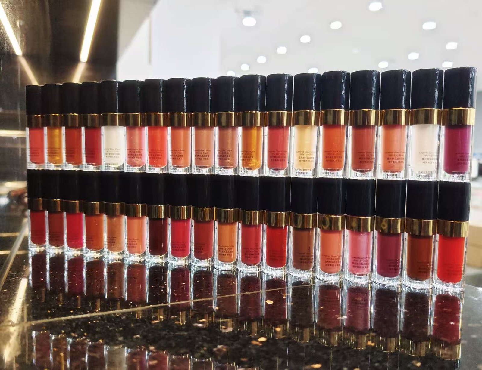 Layered Glow Crystal Jelly Lip Gloss - 图片 5